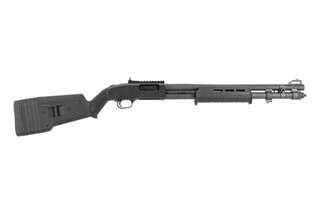 The Mossberg 20 inch 590A1 Magpul Series is a Pump Action 12 Gauge Shotgun with 9 shot magazine capacity ghost ring sights